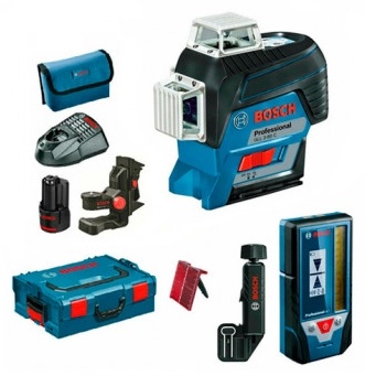 Нивелир лазерный BOSCH GLL 3-80C+BM1+LR7+L-boxx