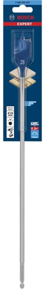 Сверло перовое Self Cut Speed 28x400 мм Expert
