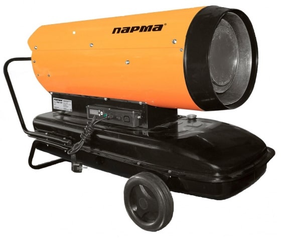 Тепловая диз. пушка ПАРМА ТПДК-45 П (43 кВт,1100 куб.м/час,прямой нагрев,дизель/керосин) РОССИЯ