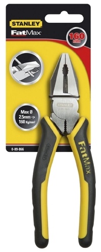 0-89-866 STANLEY ПЛОСКОГУБЦЫ КОМБИНИРОВАННЫЕ "FATMAX" 160ММ