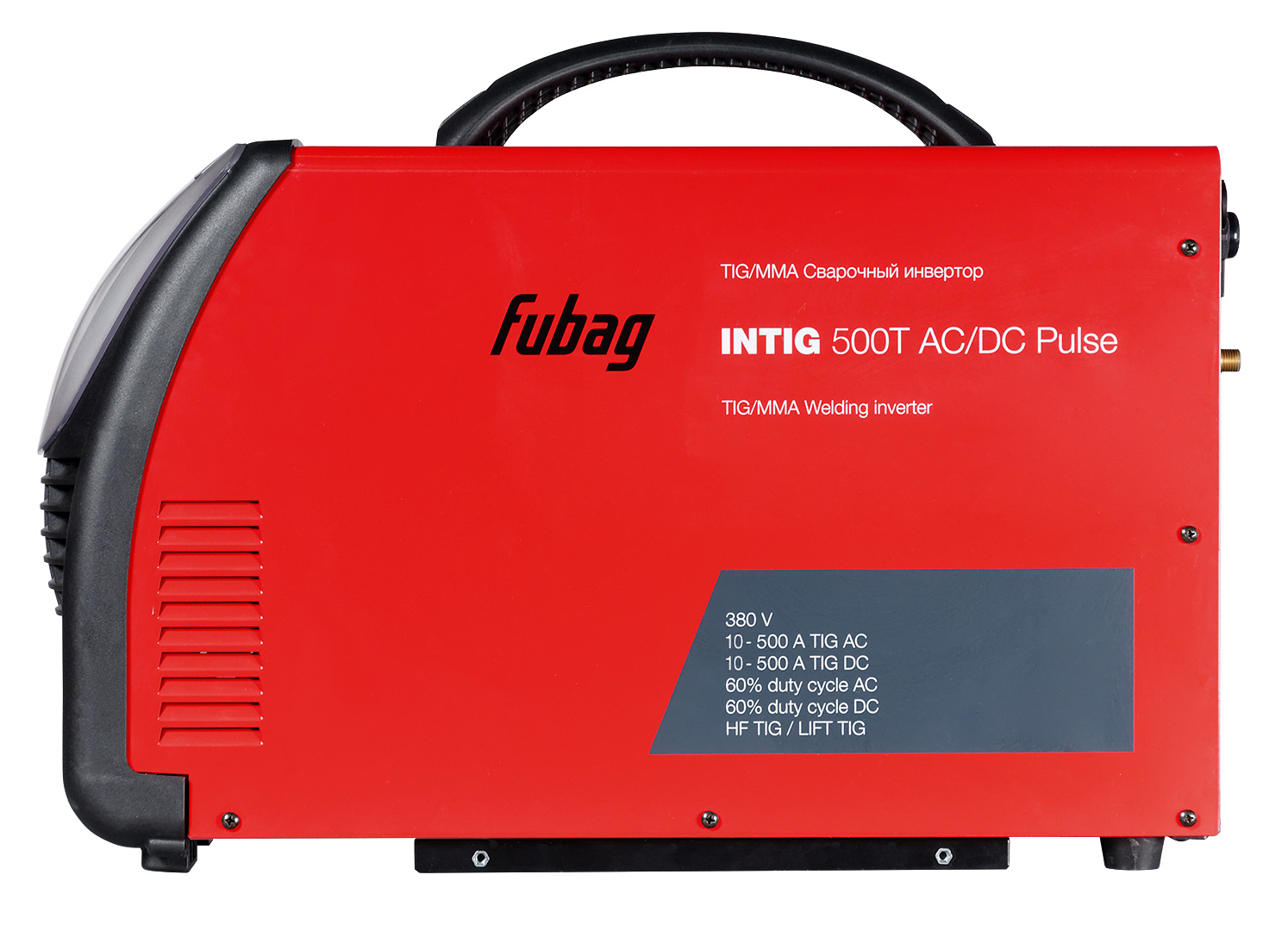 FUBAG Сварочный инверторный аргонодуговой аппарат INTIG 500 T AC/DC PULSE с горелкой FB TIG 26 5P 4m (38459)