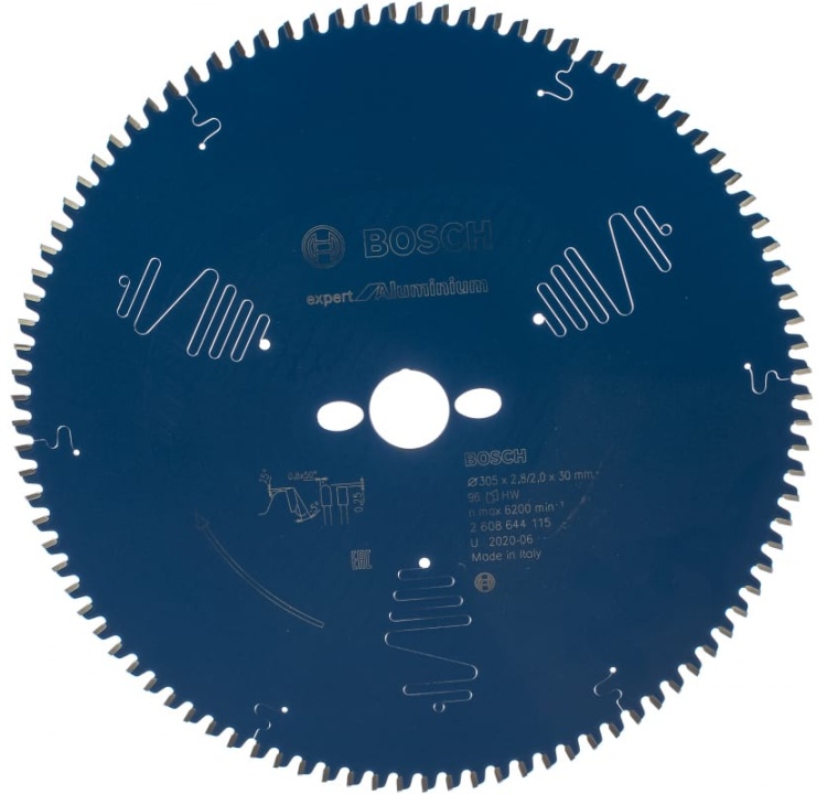 Диск BOSCH Expert for Aluminium 305x30x2.8/2x96T