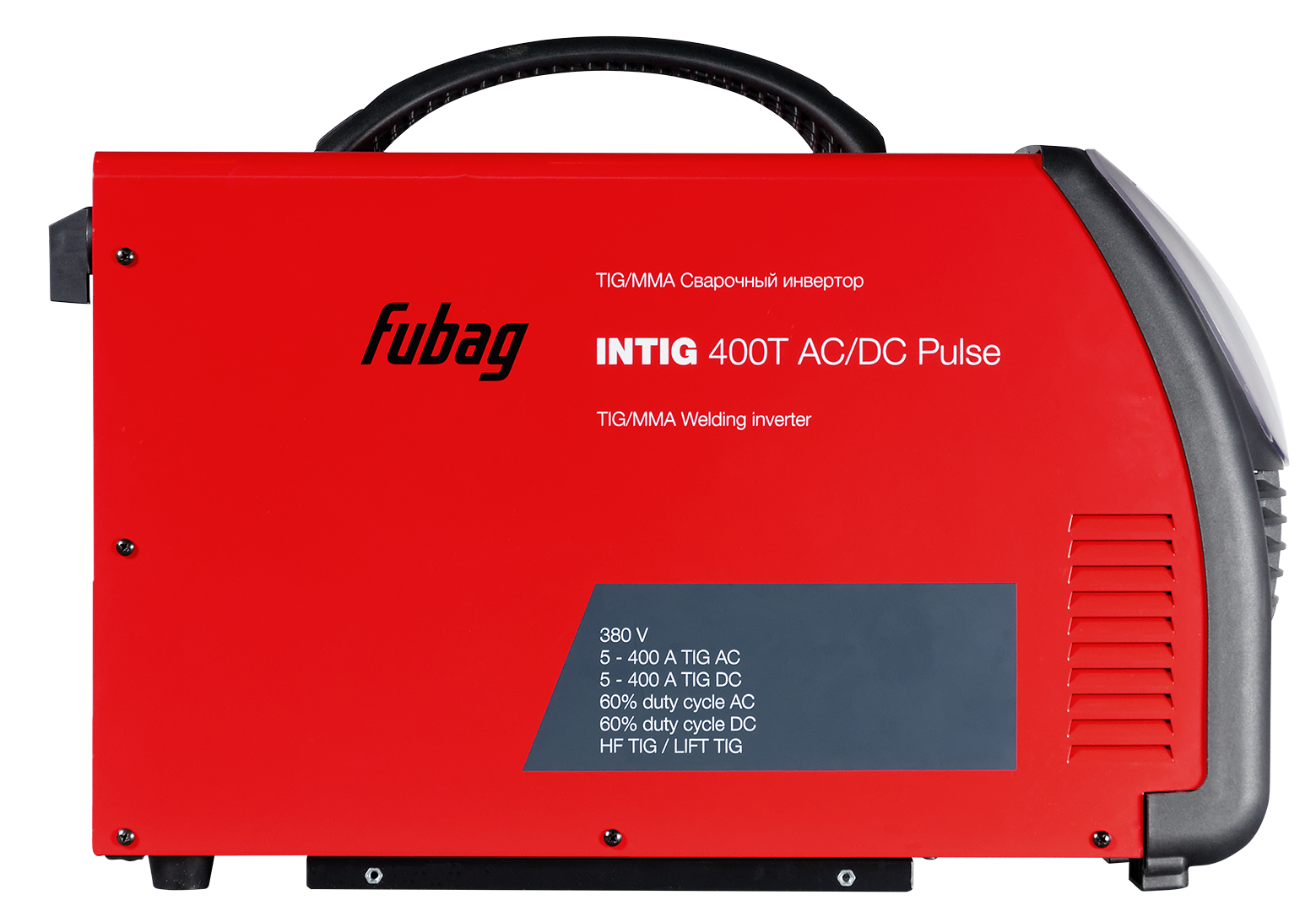 FUBAG Сварочный инверторный аргонодуговой аппарат INTIG 400 T AC/DC PULSE + горелка FB TIG 18 5P 4m (38463) + блок жидкостного охлаждения Cool 70 (38035) + тележка (38036)