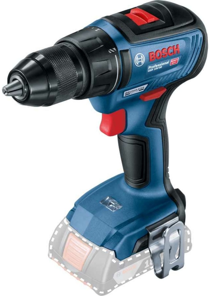 Дрель-шуруповерт BOSCH GSR 18V-50 без аккумулятора