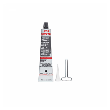 Силиконовый нейтральный герметик серый до +205оC Loctite 5699 Grey 12*80 ml