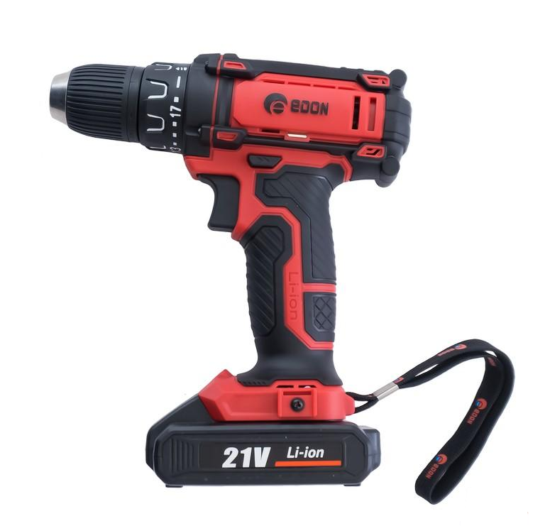 Аккумуляторный шуруповерт Edon AD-21AP с функцией удара