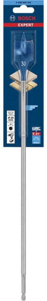 Сверло перовое Self Cut Speed 30x400 мм Expert