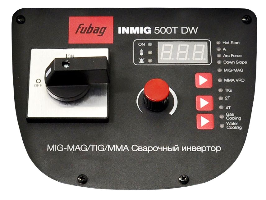 FUBAG Сварочный полуавтомат INMIG 500T DW SYN + подающий механизм DRIVE INMIG DW + Шланг пакет 5м + горелка FB 400 3m