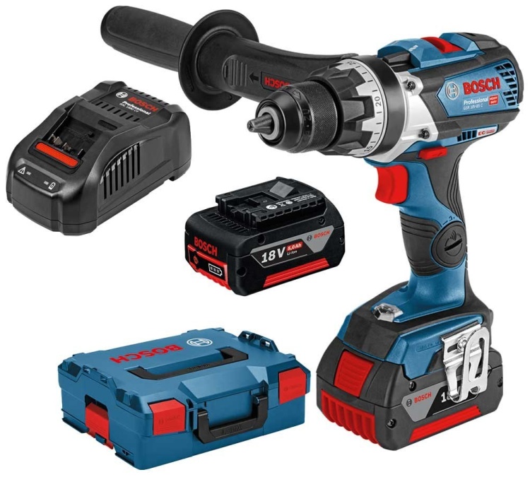 Дрель-шуруповерт GSR 18V-110 C,GBA 2x5.0 AH,GAL 1840L BOSCH