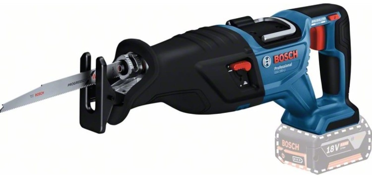 Пила сабельная аккумуляторная BOSCH GSA 185-LI без аккумулятора и зарядного устройства