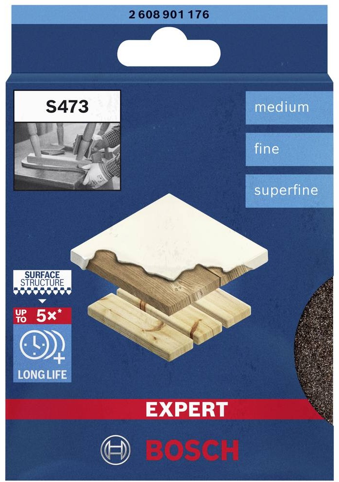 Губка 98x120x13мм, M/F/SF, Contour Expert  BOSCH