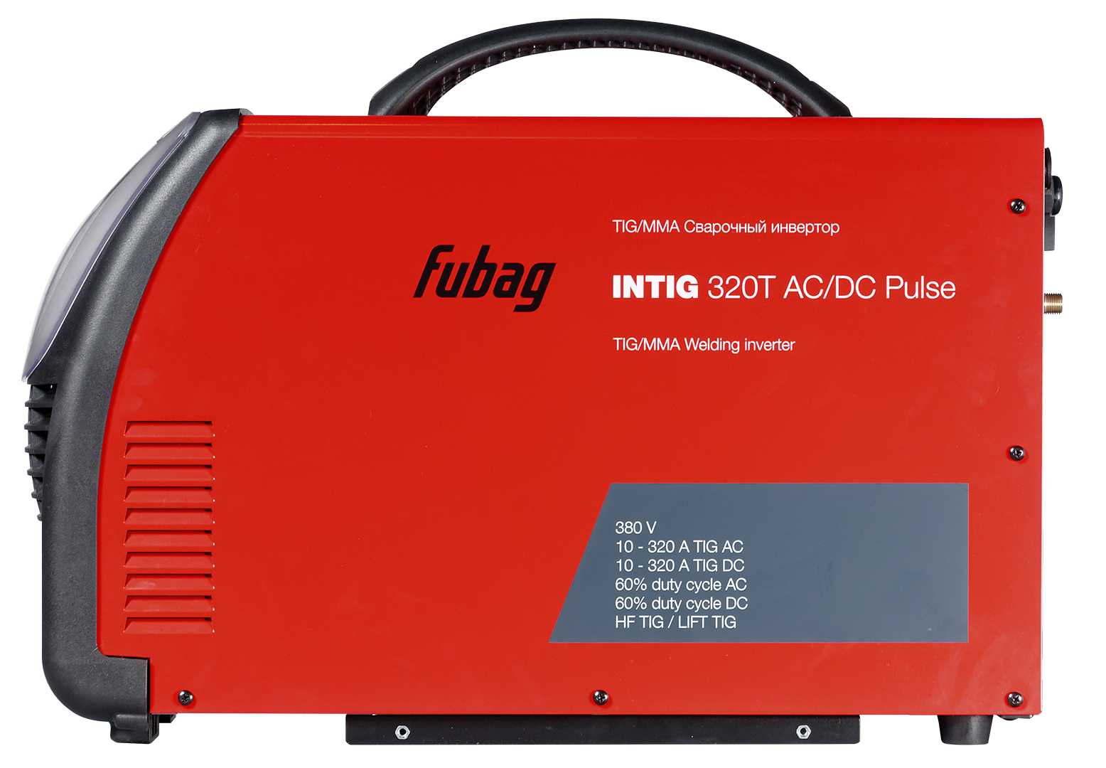 FUBAG Сварочный инверторный аргонодуговой аппарат INTIG 320 T AC/DC PULSE c горелкой TIG 26 5P 4m (38459)