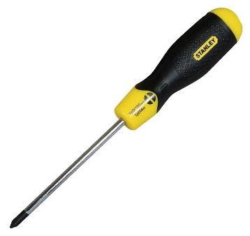 0-64-952 STANLEY  ОТВЕРТКА "CUSHION GRIP" ПОД ШЛИЦ PZ0 Х 60ММ