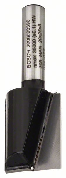 Фреза BOSCH пазовая Std S8/D20/L25