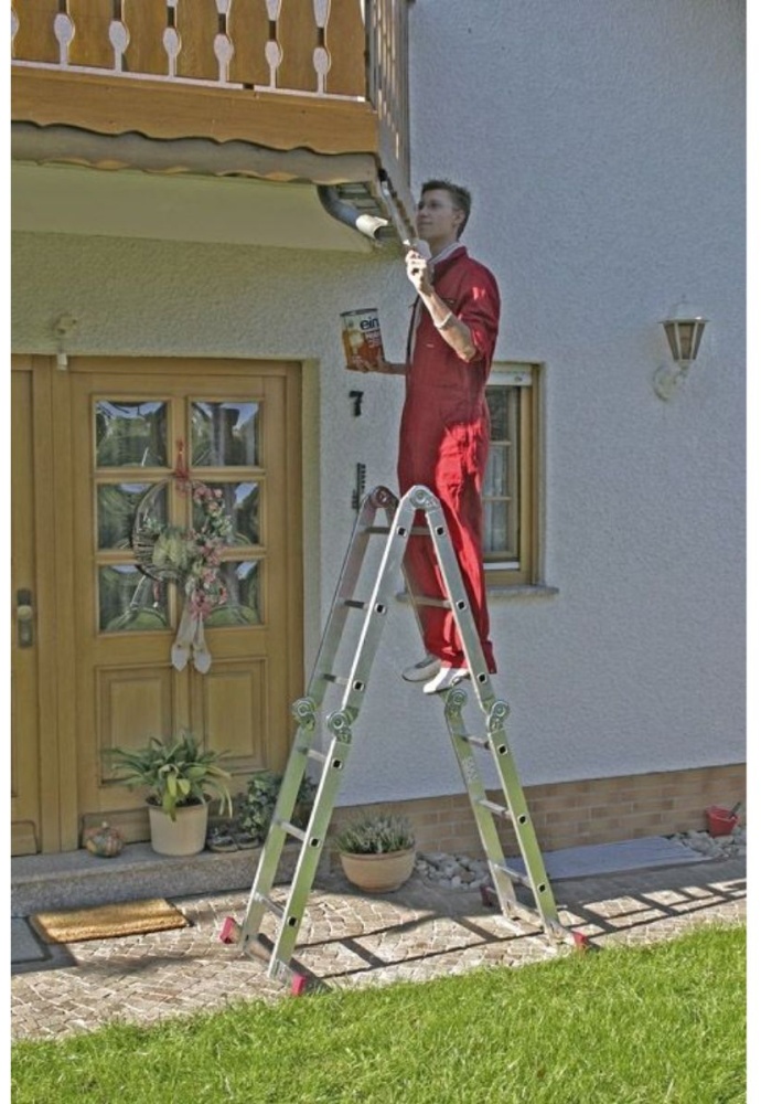 Шарнирная универсальная лестница-трансформер CORDA 4x3 KRAUSE (Германия)