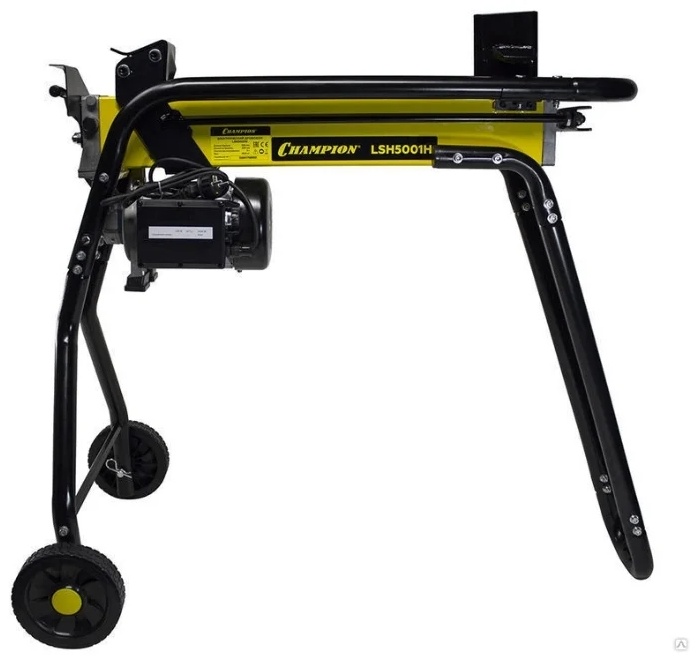 Дровокол CHAMPION LSH5001H (2,2КвТ 5т,49,8кг,высота 1030мм,стойка+насадка для колки дров на 4 части)