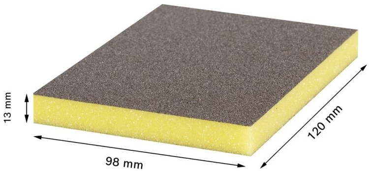 Губка 98x120x13мм Contour Fine Expert BOSCH