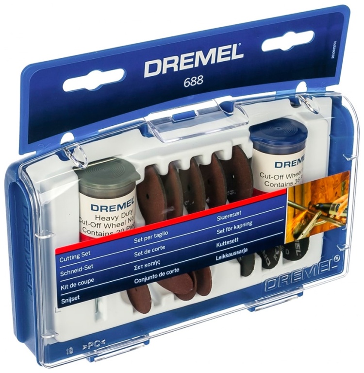 Набор оснастки для резки DREMEL (69шт)