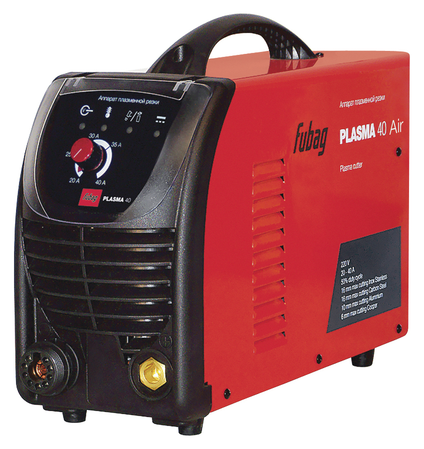 FUBAG Аппарат плазменной резки PLASMA 40 AIR + горелка FB P40 6m + Защитный колпак для FB P40 AIR (2 шт.)