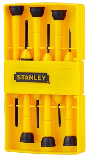 0-66-052 STANLEY  НАБОР ИЗ 6-ТИ ОТВЕРТОК ДЛЯ ТОЧНОЙ МЕХАНИКИ