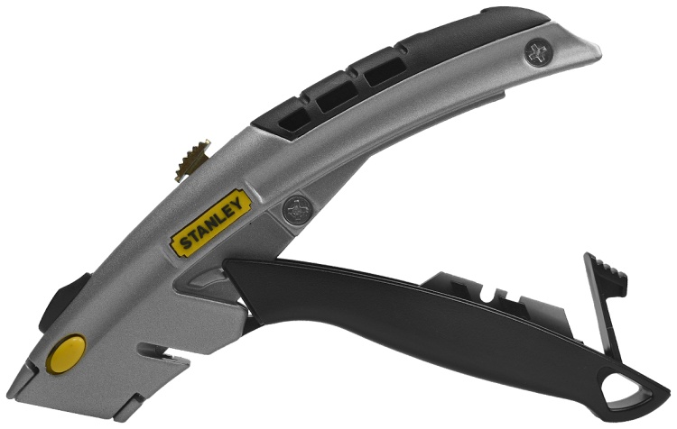 0-10-788 STANLEY НОЖ “DYNAGRIP” С ВЫДВИЖНЫМ ЛЕЗВИЕМ С ФРОНТАЛЬНОЙ ЗАГРУЗКОЙ