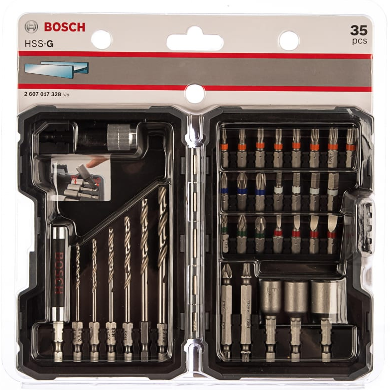 Набор бит и сверл по металлу 35 шт. Bosch