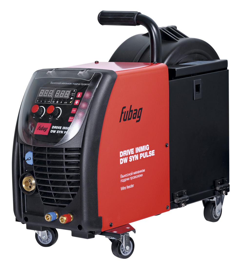 FUBAG Сварочный полуавтомат INMIG 500T DW SYN PULSE + подающий механизм DRIVE INMIG DW SYN PULSE + горелка FB 500 3m  + блок  охлаждения + тележка + Шланг пакет 5м