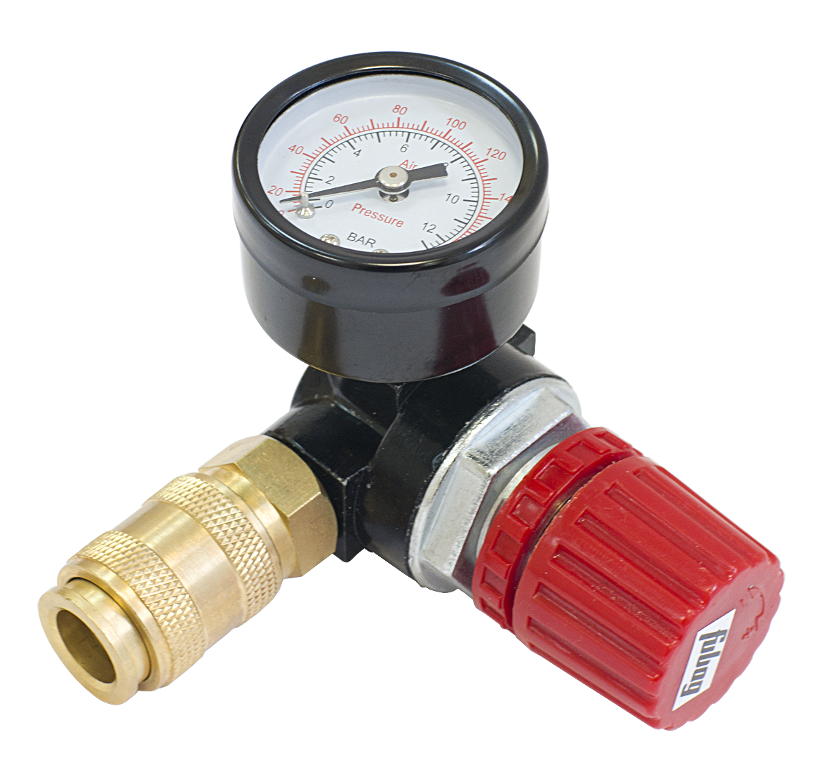 FUBAG Регулятор давления RD-001 с манометром, внутренняя резьба, 0-12бар, 1/4"