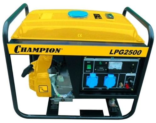 Генератор CHAMPION LPG2500 (бензин+газ 1,8/2,1кВт 15л 12В 41,5кг)