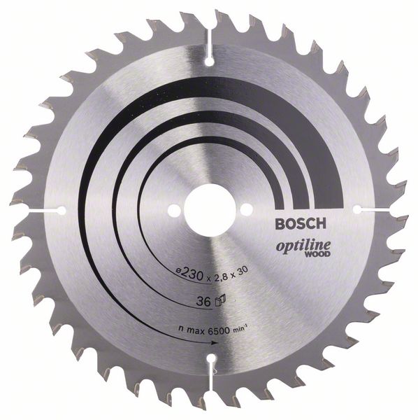 Диск BOSCH циркулярный 230х30 36 OPTILINE