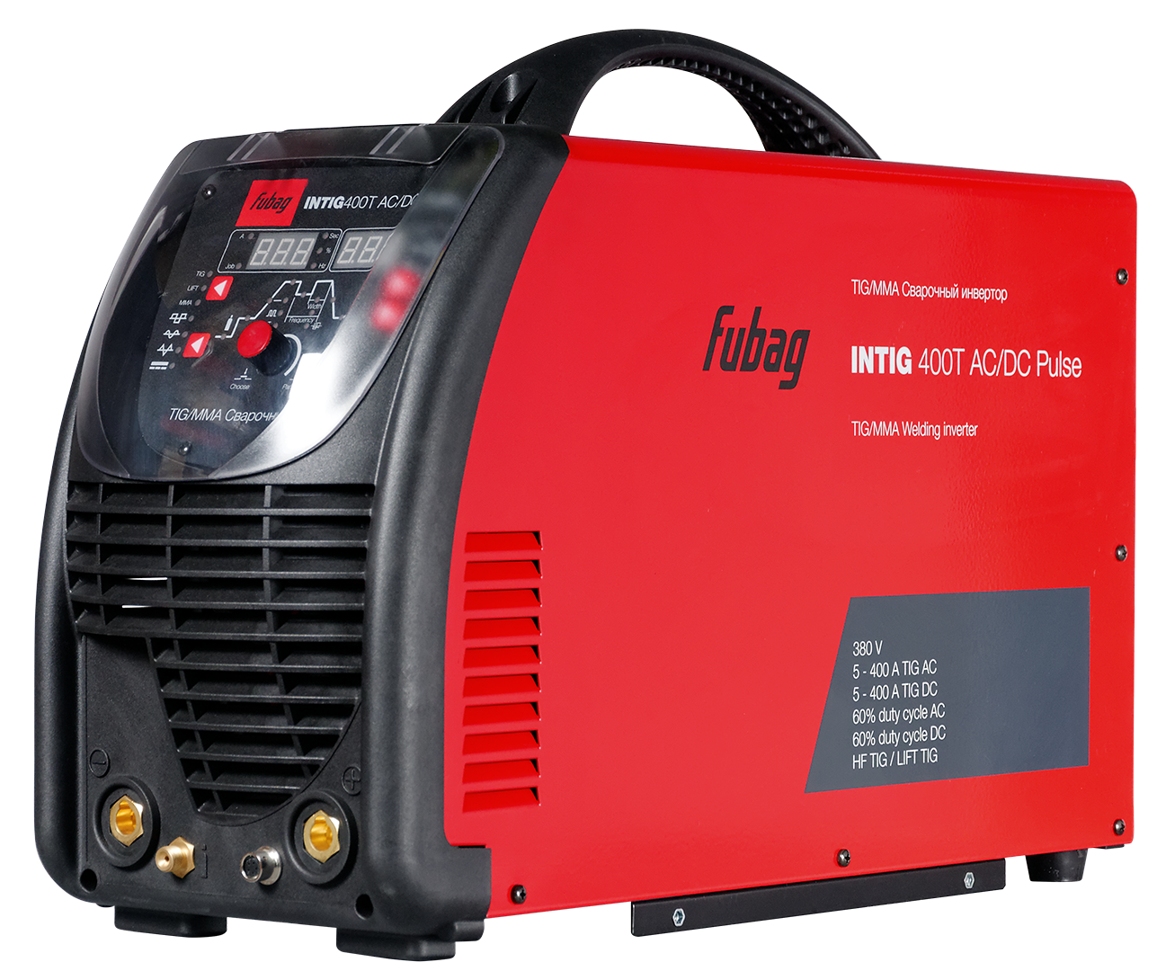 FUBAG Сварочный инверторный аргонодуговой аппарат INTIG 400 T AC/DC PULSE + горелка FB TIG 18 5P 4m (38463) + блок жидкостного охлаждения Cool 70 (38035) + тележка (38036)