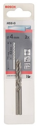 Сверло BOSCH 4 мм HSS-G (2)