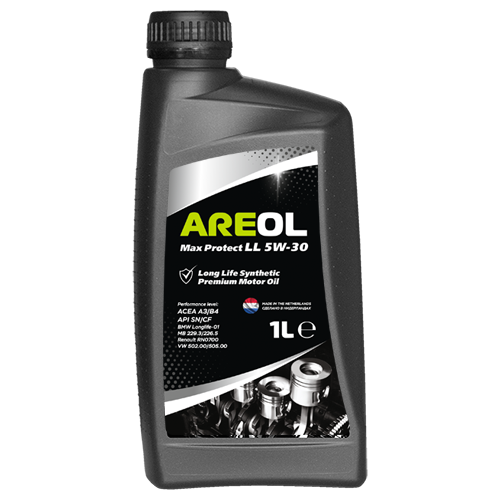 Масло моторное синтетическое AREOL Max Protect LL 5W-30