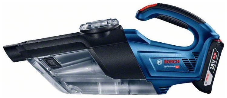Пылесос аккумуляторный GAS 18+1xPC 4.0 Ah+GAL 18V-40 in carton BOSCH