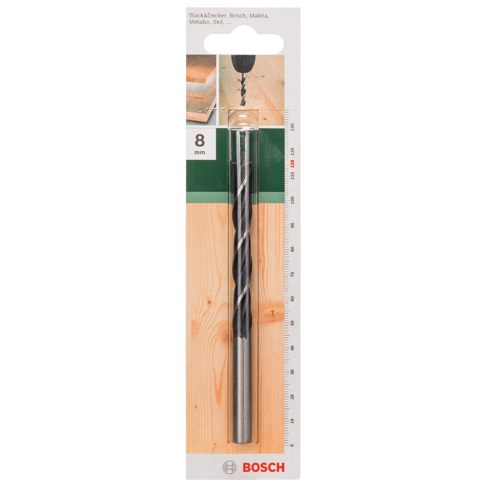 Сверло BOSCH дерево 8х75мм DIY