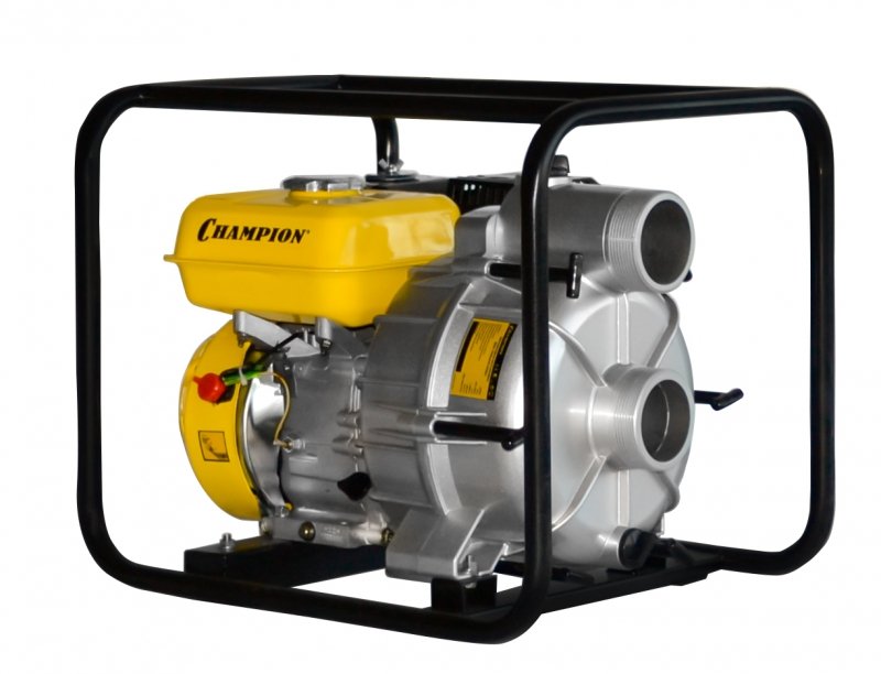 Мотопомпа CHAMPION GTP82 (3" грязная вода 1300л/мин 8/25м 7лс 3,6л,34,3кг)