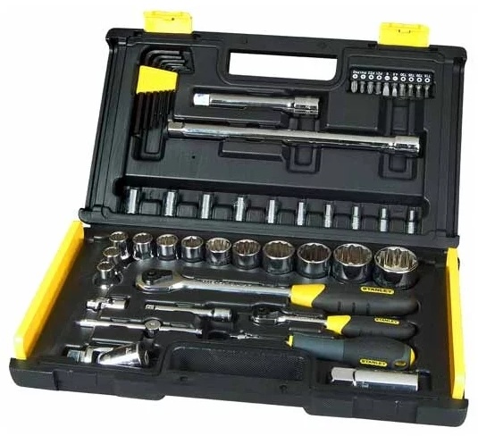 1-94-658 НАБОР ТОРЦЕВЫХ ГОЛОВОК STANLEY"UPTIER" 1/4"+1/2" (50 ПРЕДМЕТОВ)