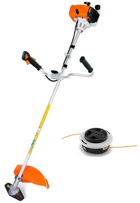 Мотокоса Штиль FS-250 Stihl (GSB 230-2) С двухручной рукояткой, ( нож для густой поросли 230-2 + AutoCut 26-2), раб. объем 40,2см³, 1,6 кВт/2,2 л.с., 6,3 кг