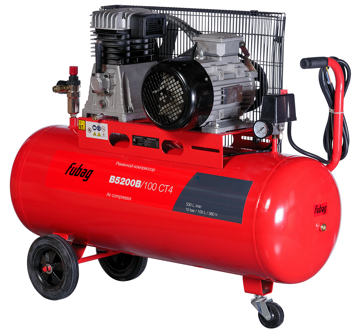FUBAG Ременной одноступенчатый компрессор B5200B/100 CT4