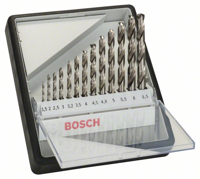 Набор сверел BOSCH Robust Line HSS-TiN 13 ед по металлу