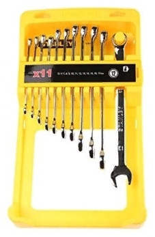 4-94-647 STANLEY НАБОР ИЗ 11-ТИ УДЛИНЕННЫХ КЛЮЧЕЙ ГАЕЧНЫХ КОМБИНИРОВАННЫХ МЕТРИЧЕСКИХ ПОЛНОСТЬЮ ХР