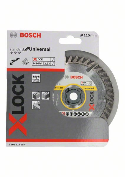 X-LOCK Алмазный диск  Standard for Universal 115 x 22,23 x 1,6 x 10мм