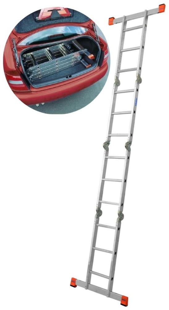 Шарнирная универсальная лестница-трансформер MULTIMATIC  4x3 KRAUSE (Германия)