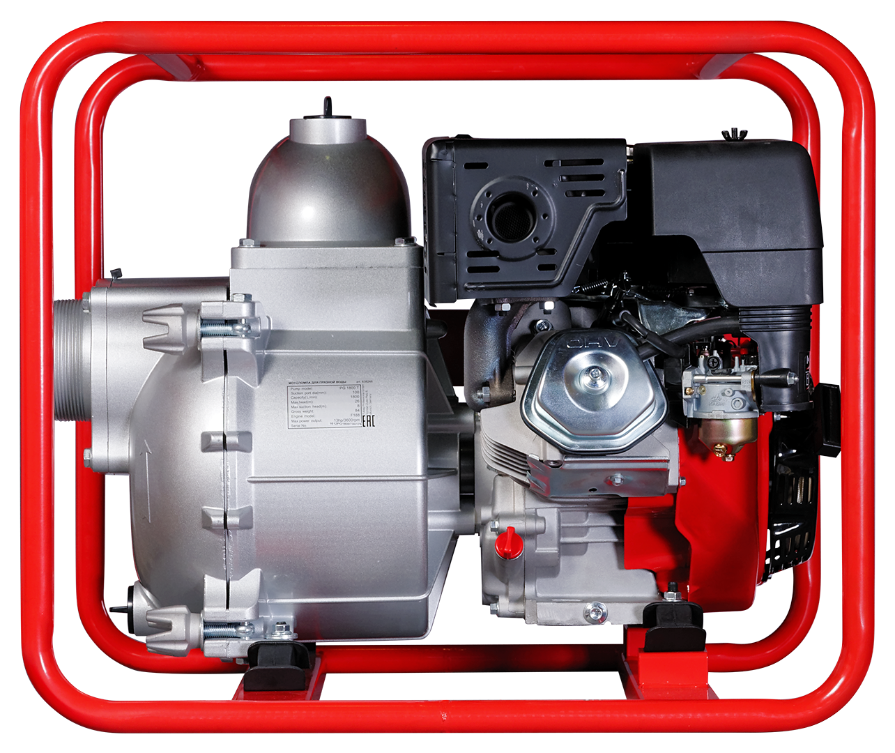 FUBAG Мотопомпа для сильнозагрязненной воды PG 1800 T