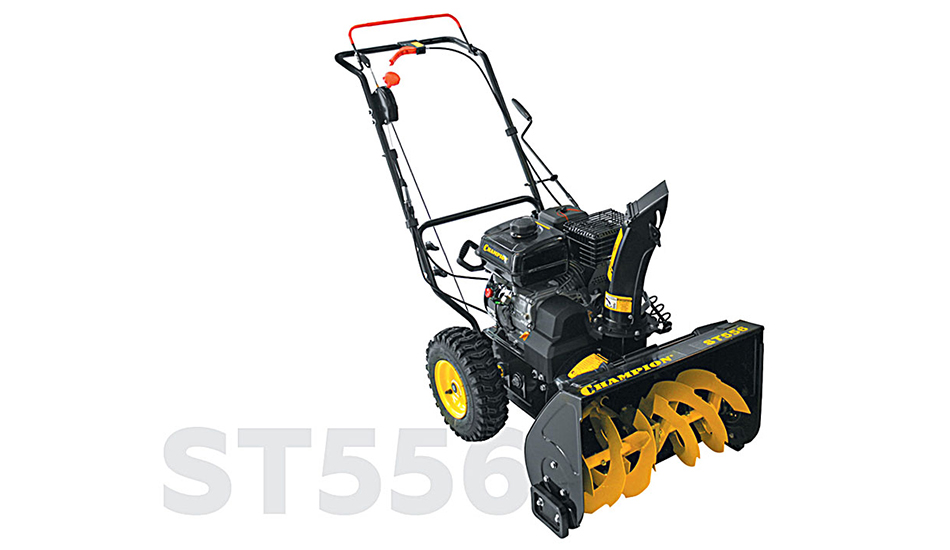 Снегоотбрасыватель  CHAMPION ST556 (5,5лс 56см 4F/2R колеса 3,6л 62,5кг руч.стартер), CHAMPION,