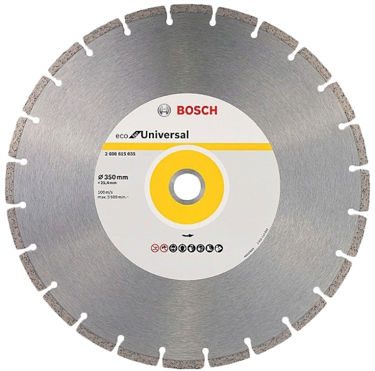 Алмазный отрезной круг ECO for Universal 350x25.4x3.2x8 