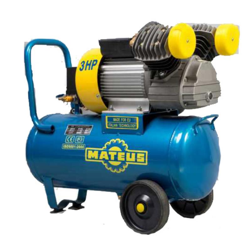 Компрессор коаксиальный масляный Mateus 3.0 HP/2-цилиндровый