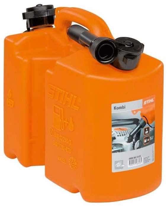 Комби-канистра стандарт двойной бак,5 л горючего, 3 л масла Штиль