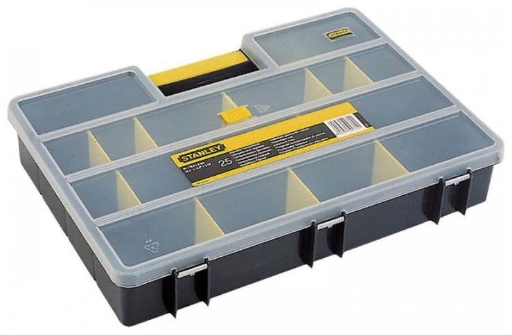 1-92-762 Органайзер Stanley "199" пластмассовый,25 отделений (14006) 45,7х32,7х7,9см