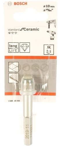 Алмазное сверло BOSCH standard Ceramic 10mm